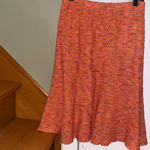 St. John Couture Multi-Colored Tweed Skirt Mixed pattern Size 6- vintage/unique - Picture 4 of 4